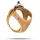 Curli Apple Hundehalsband Braun 2XS