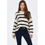 Jdy JDYJUSTY L/S STRIPE Pullover Schwarz XS