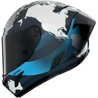 Nolan X-804 RS Ultra Carbon Dunkelblau/Weiß/Hellblau S