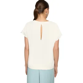 Zero Damen Shirt mit Spitze Beige 42
