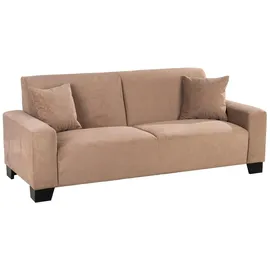 A.Z. Iwaniccy Iwaniccy Sofa 3-Sitzer JULIA, Greige - Webstoff - mit Kissen