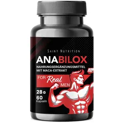 Saint Nutrition® | Anabilox Kapseln Muskelaufbau mit Maca Extrakt 28 g