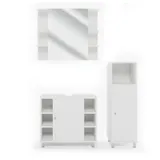 Vicco Fynn 100 cm weiß mit Beleuchtung