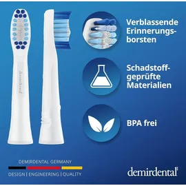 demirdental Aufsteckbürste Medium Clean 10 St.