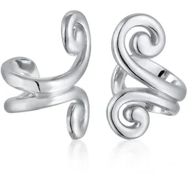 Elli Ohrclips Earcuff Spirale Silber 925 925 Sterling Silber onesize