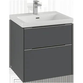 Villeroy & Boch Waschbeckenunterschrank 2 Auszüge 57,2 x 57,6 x 47,8 cm Soft Green