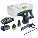 Festool KHC 18 EB-Basic Akku Kombihammer 18 V 2,6 J inkl. 1x Akku 8,0 Ah + Schnellladegerät