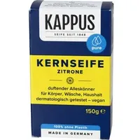 Kappus Seife Kernseife, Zitrone, Festseife, im Stück, 150g