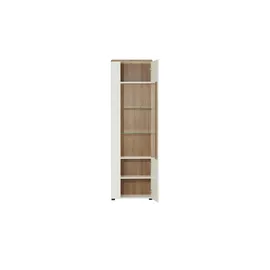 Möbel Kraft Vitrine 59 x 36 x 199 cm Weiß