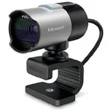 Microsoft LifeCam Studio (2 Mpx), Webcam, Schwarz, Silber