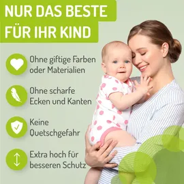 Bomi Treppenschutzgitter Miko 63-161 cm Braun