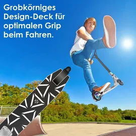 Kesser KESSER® Stunt Scooter GT-Limit 360° Lenkung Funscooter Stuntscooter mit Ständer ABEC 9 Kugellagern, 110 mm PU Räder Kickscooter Tretroller Cityroller Trick Roller für Kinder Erwachsene