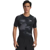 Under Armour Heatgear Printed T-Shirt, Schwarz/Weiß, XS
