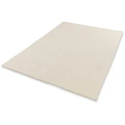 Wollteppich "Elara 6025", weiß, B:140cm H:15mm L:200cm, Wolle, SCHÖNER WOHNEN-KOLLEKTION, Teppiche, handweb, Wolle, natürlich, Wohnzimmer, Schöner Wohnen Kollektion