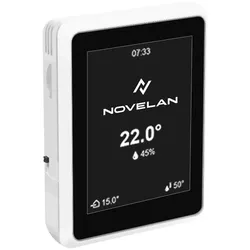 Novelan Raumbedieneinheit RBE plus, mit Touch-Display und RS485-Schnittstelle 152148K0301