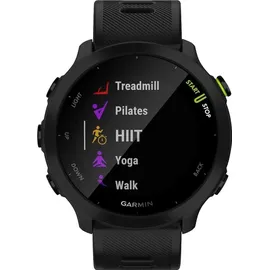 Garmin Forerunner 55 mit Silikon-Wechselarmband schwarz