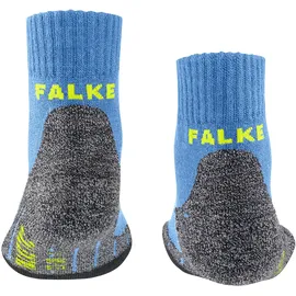 Falke TK2 Short Kinder Trekking Kurzsocken blue note