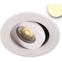 ISOLED LED Einbauleuchte MiniAMP weiß, 3W, 24V DC, warmweiß, dimmbar