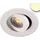 ISOLED LED Einbauleuchte MiniAMP weiß, 3W, 24V DC, warmweiß, dimmbar