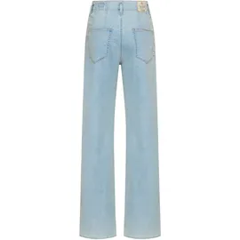 Herrlicher High-waist-Jeans Baggy Straight Denim Light blau 30
