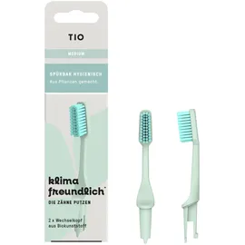 TIO Tiobrush Aufsteckbürste medium 2 St.