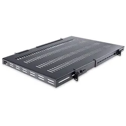 StarTech.com Server Rack Shelf - 1U - Adjustable Mount Depth - Heavy Duty - Rack