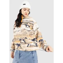Columbia Helvetia II Printed Cropped Half Snap Sweatjacke lemon wash roaming Gr. S