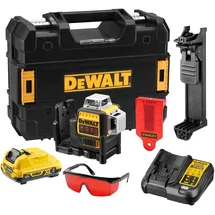 DeWalt Multilinienlaser 3x360° Rotstrahl 30 m Selbstnivellierend IP65