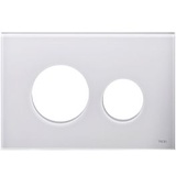 TECE TECEloop Blende für WC-Betätigungsplatte Glas weiß