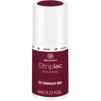 Alessandro Striplac Peel or Soak 127 midnight red 8 ml