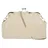 Cluty Abendtasche Leder Beige