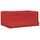 vidaXL Palettenkissen 5-tlg. 120 x 80 x 10 cm rot
