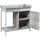 casa.pro Pflanztisch Aliano 98 x 48 x 94 cm grau