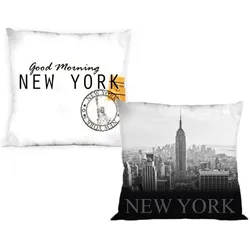 Kissen Kuschelkissen Dekokissen New York 40 x 40 cm