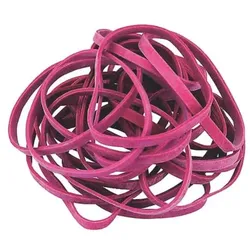 Gummiband 100x5mm 50gr rot