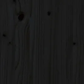 vidaXL Gartentisch 82,5 x 50,5 x 45 cm Schwarz