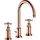 Hansgrohe Montreux 3-Loch Waschtischarmatur Polished Red Gold