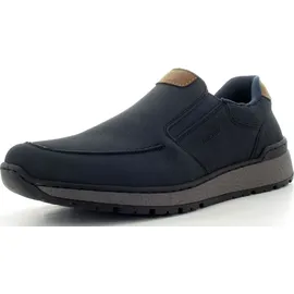 Rieker Herren B9062 Schnürhalbschuhe, blau, 42