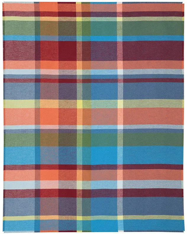 Biederlack Fransen - Plaid - Decke COLOURIST - 130x170 - Karomuster