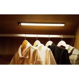 YEELIGHT Closet Light Unterbauleuchte mit Bewegungssensor, 4000K, neutralweiß, 40cm, schwarz - Schwarz