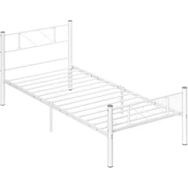 Homcom Bettrahmen 200 x 90 cm weiß