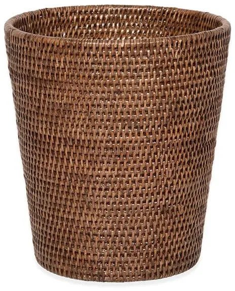 Decor Walther Basket PK Papierkorb - Rattan dunkel
