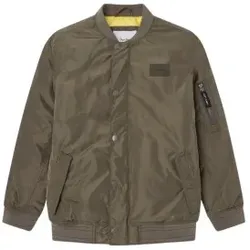 Pepe Jeans für Jungen. PB401280 Bomberjacke Oconnor grün (12años= 152cm), Lässig, Polyester, Kinderbekleidung