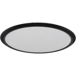 Deckenlampe Deckenleuchte Wohnzimmerlampe Fernbedienung schwarz Nachtlicht LED