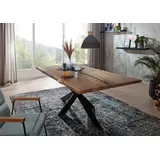 Massivholz Epoxidharz Akazien-Esstisch 240x100 cm / Epoxidharz