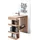 Stolkom Bartisch Smash 108 x 103 x 50 cm Eiche Artisan Braun/Schwarz