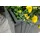 prestige home living outdoor Quadratischer Pflanzkübel 30 x 30 x 64 cm Anthrazit