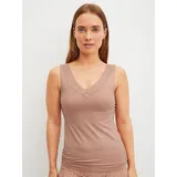 CALIDA Natural Comfort Lace Tanktop Timeless Taupe M