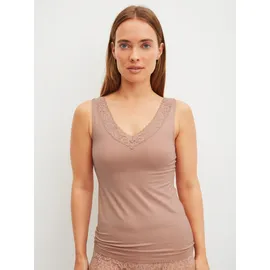 CALIDA Natural Comfort Lace Tanktop Timeless Taupe M