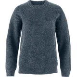 Fjällräven Övik Waffle Knit Sweatshirt Navy S